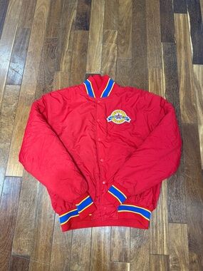 Macy’s Thanksgiving Day Vintage Red Quilted Bomber Jacket